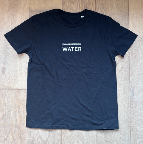 T-shirt WATER, zwart