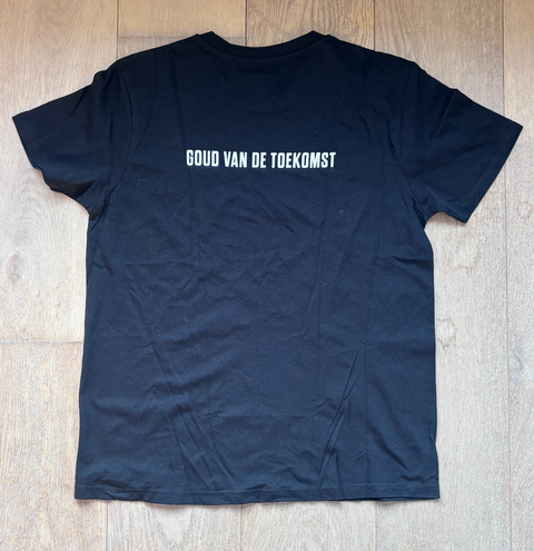 T-shirt WATER, zwart