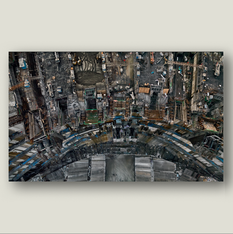 Postkaart WATER, Edward Burtynsky