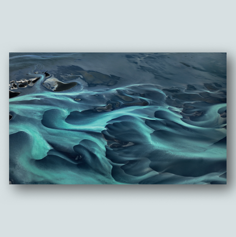 Postkaart WATER, Edward Burtynsky